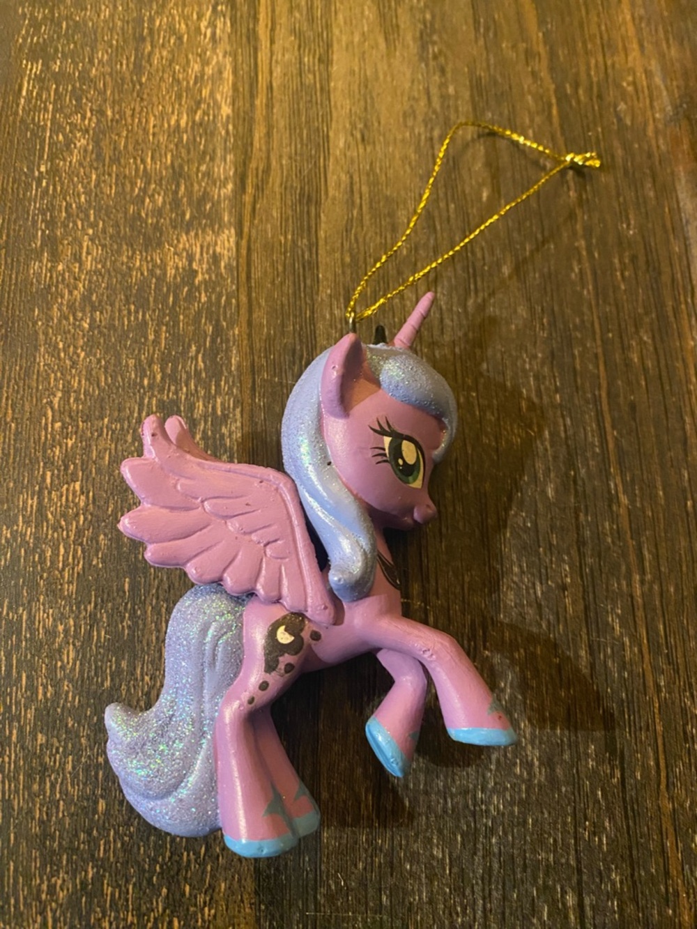Little Pony Princess Luna Glitter Ornament Figure 2018 KSA Pegasus Unicorn